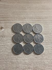 28 monete lire 50,100,200,500
