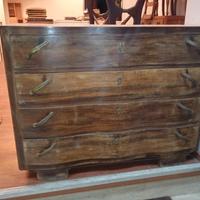 Como' vintage degli anni 50 con cassetti bombati, 