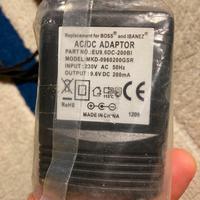 Power supply alimentatore pedali chitarra 9v