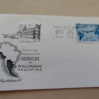 Busta FDC 1961 - Volo GRONCHI in Argentina (170L A