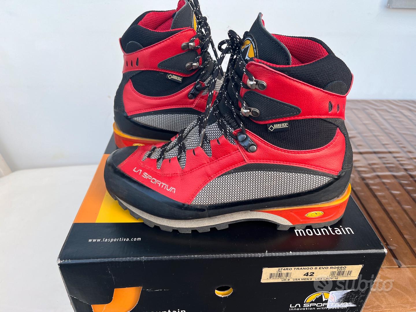 La Sportiva Trango S EVO Goretex Red Man nr 42 Sports In vendita