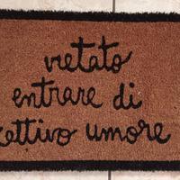 Zerbino vietato entrare di cattivo umore