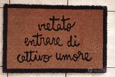 Zerbino vietato entrare di cattivo umore