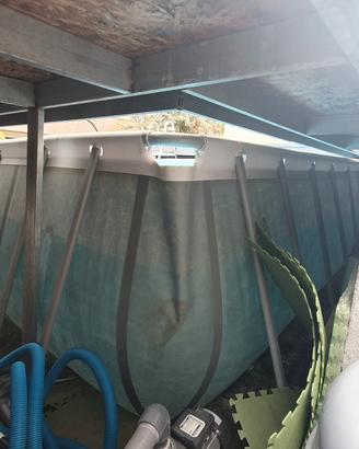 piscina completa di Pedane 6x4