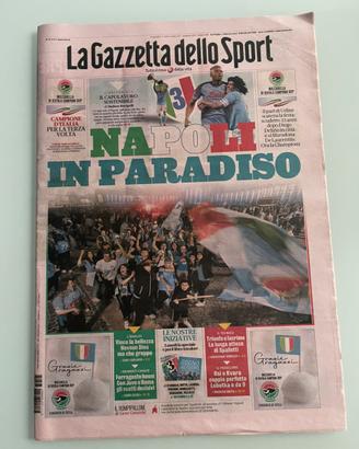 Gazzetta scudetto napoli