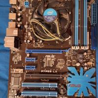 Scheda madre ASUS P7P55-LX + CPU Intel i5 760