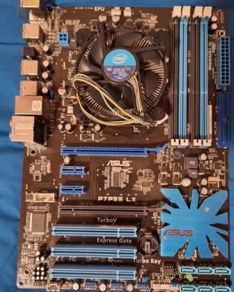 Scheda madre ASUS P7P55-LX + CPU Intel i5 760