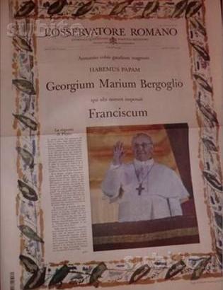 PAPA FRANCESCO - HABEMUS PAPAM del 13.03.2013