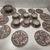 Servizio da tè vintage porcellana Hong Kong