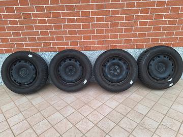 4 Cerchi in Acciaio con TPMS da 15” 5x100 VAG