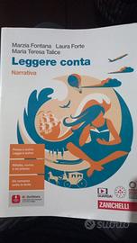 Leggere conta. Narrativa 9788808899880 NUOVO