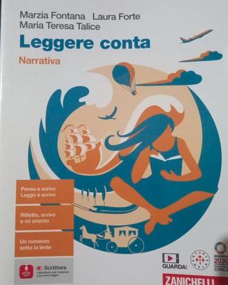 Leggere conta. Narrativa 9788808899880 NUOVO