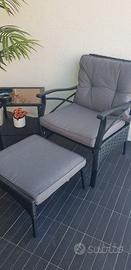 Set completo balcone/giardino