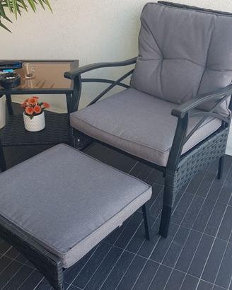 Set completo balcone/giardino