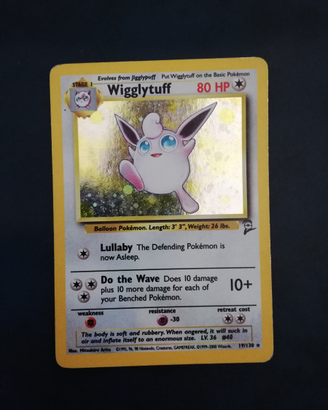 Carta Pokemon Wigglytuff Base set 2 Holo EN