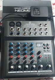 MIXER Neomix 202FX  4+1 input (con effetti vocali)