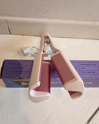 piastra per capelli rosa nuovo modello per ricci