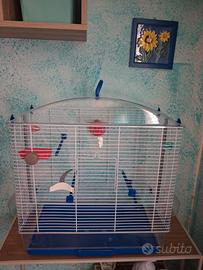 Mini voliera grande gabbia uccelli+RE GALI