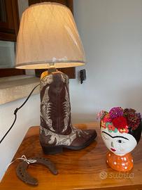 Lampada da tavolo country nuova 
