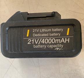 Batteria al litio 21V 4000mAh (4.0Ah – 72Wh)