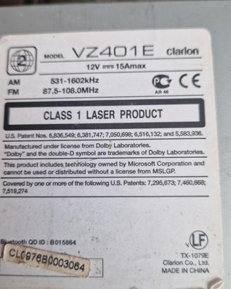 autoradio clarion 