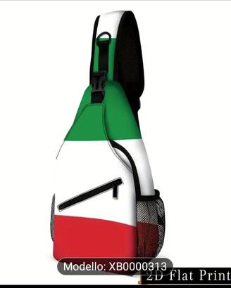 Zaino spalline/cinturini regolabili con cerniera