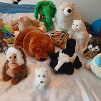 Peluche vari tipi e dimensioni