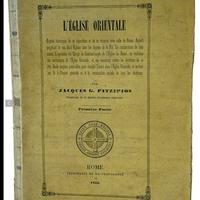 Libro antico L'EGLISE ORIENTALE 1855