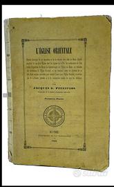 Libro antico L'EGLISE ORIENTALE 1855