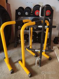 Barra trazioni da porta e parallele calisthenic