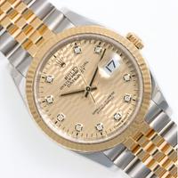 Rolex Datejust 36 126233 Champagne Diamanti 2022