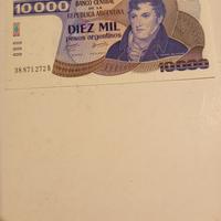 Banconota Argentina 10.000 Pesos 1985