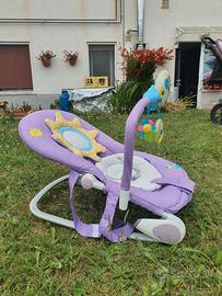 Seggiola/dondolo reclinabile con giochi