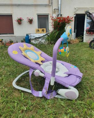 Seggiola/dondolo reclinabile con giochi