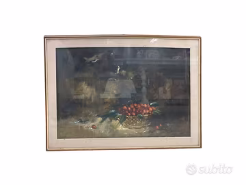 Quadro dipinto firmato Monti Rolando - anno 1962