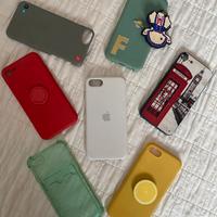 Set di 7 cover iphone 7/8/SE, una originale apple