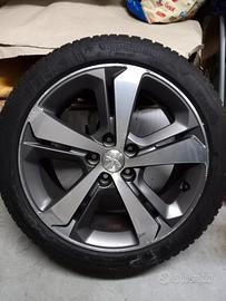 cerchi lega rubis 17" originali peugeot 308 II 