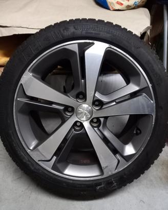 cerchi lega rubis 17" originali peugeot 308 II 