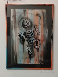 quadro aerografia su tela 50x70