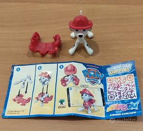 sorpresine Kinder PAW PATROL 2024-2025 con cartine