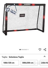 Porta calcio Hudora 180x120