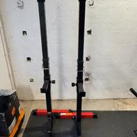 Rack palestra e bilancieri