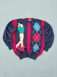 Maglione da golf con grafica ricamata - Jantzen