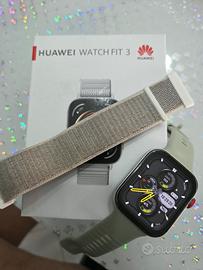 Smartwatch Huawei watch fit 3 + scatola e caricab
