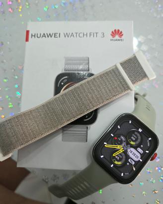 Smartwatch Huawei watch fit 3 + scatola e caricab