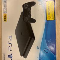 PlayStation 4 slim 500GB 2018 + 3 giochi