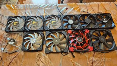 Set ventole per pc da 120mm e 140mm (5 euro l'una)