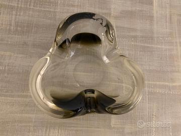 Vaso posacenere vetro di Murano anni 70