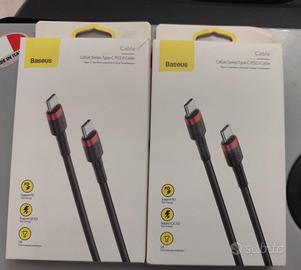 2 Cavi USB-C Baseus Cafule 1 metro