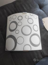 plafoniera vetro 26x26